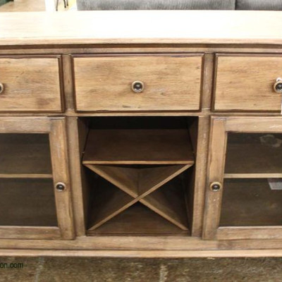  NEW Contemporary “Liberty Furniture”

Rustic Style 2 Glass Door Fronts 3 Drawer Buffet with Wine Holder

Auction Estimate $300-$600 –...
