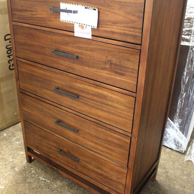  NEW 5 Drawer â€œStandard Furnitureâ€ Rustic Style High Chest

Auction Estimate $100-$300 â€“ Located Inside 