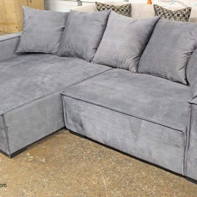  NEW Contemporary Grey Upholstered Sectional Sofa Chaise

Auction Estimate $300-$600 – Located Inside 