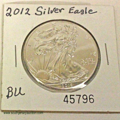  2012 Silver Eagle Dollar

Auction Estimate $20-$50 â€“ Located Inside 
