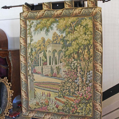 Large Tapestry Wall Hanging with Rod

Auction Estimate $100-$300 â€“ Located Inside

  