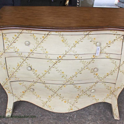  Paint Decorated Natural Finish Top 3 Drawer Chest in the manner of Habersham Furniture

Auction Estimate $300-$600 â€“ Located Inside

  