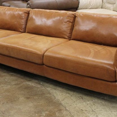  NEW Oversized Contemporary Leather Sofa

Auction Estimate $400-$800 â€“ Located Inside 