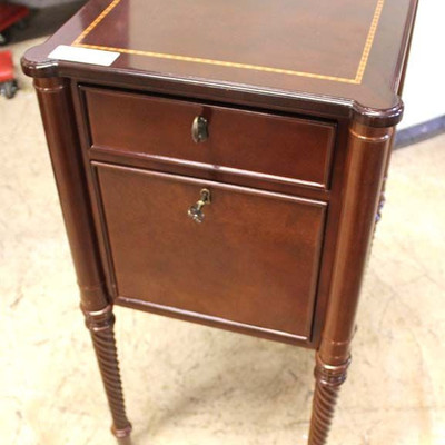  Mahogany Cookie Corner One Drawer Stand with Banded Top

Auction Estimate $100-$200 â€“ Located Inside 