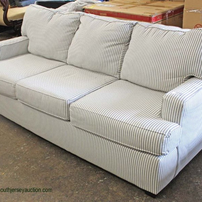  NEW White Upholstered Contemporary Sofa

Auction Estimate $300-$600 â€“ Located Inside 
