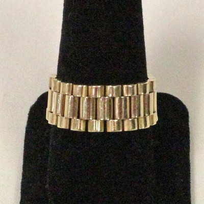  Marked 14 Karat Yellow Gold Band Ring with Rolex Symbol

Auction Estimate $200-$400 â€“ Located Inside 