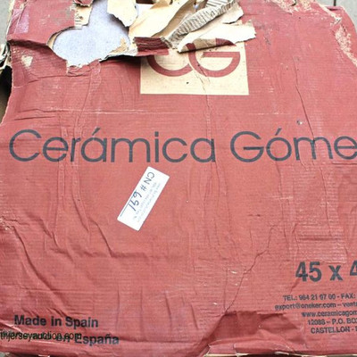  Several Pieces of NEW “Ceramica Gomez” Ceramic Tile

Auction Estimate $20-$150– Located Field 