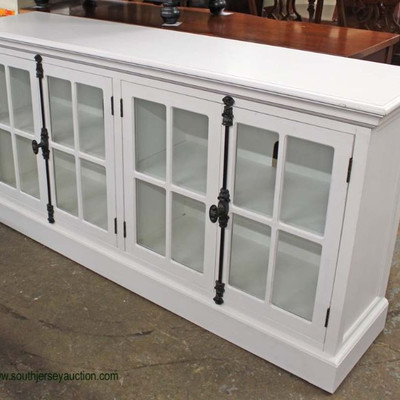  NEW 4 Door Credenza with Restoration Style Hardware

Auction Estimate $200-$400 â€“ Located Inside 