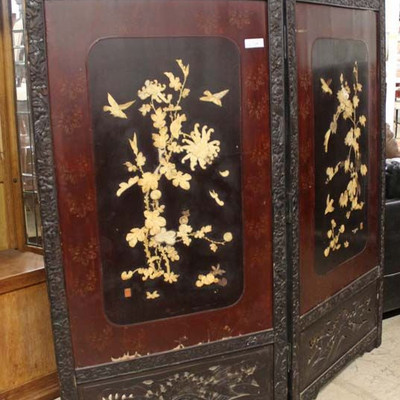  ANTIQUE 2 Panel Asian Carved Room Divider Screen

Auction Estimate $200-$400 â€“ Located Inside 