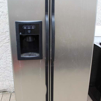  “Frigidaire” Stainless Steel Side by Side Refrigerator with Water Dispenser

 and “Frigidaire” Stainless Steel Gas Oven with 6 Burner...