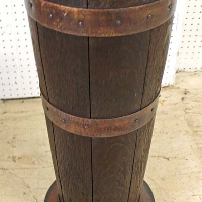  ANTIQUE â€œStickley Furnitureâ€ Oak Umbrella Stand

Auction Estimate $200-$400 â€“ Located Inside 