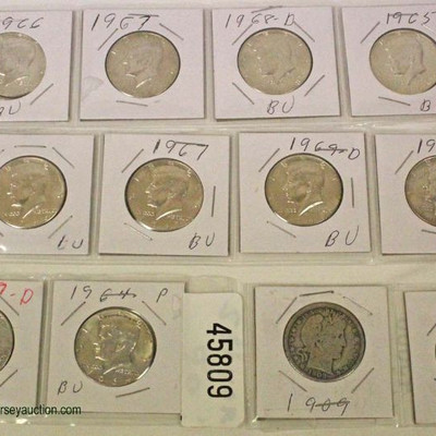 Selection of United States Half Dollars â€“ some Silver

Auction Estimate $5-$10 â€“ Located Inside 