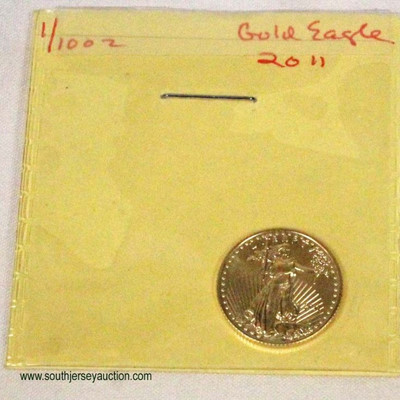  2011 Gold Eagle Coin

Auction Estimate $100-$200 â€“ Located Inside 