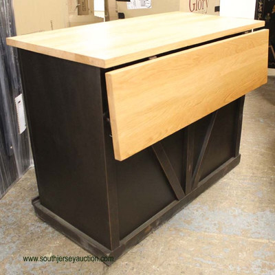  COOL NEW Rustic Barn Style Sliding Door Kitchen Island with Drop Down Side and Natural Finish Top

Auction Estimate $300-$600 – Located...