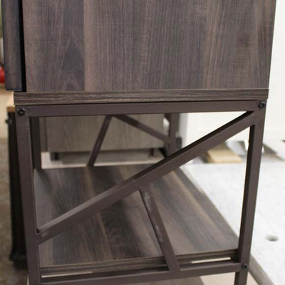  NEW Decorator Rustic Style Mirrored Front Drawer Night Stand

Auction Estimate $50-$100 â€“ Located Inside 