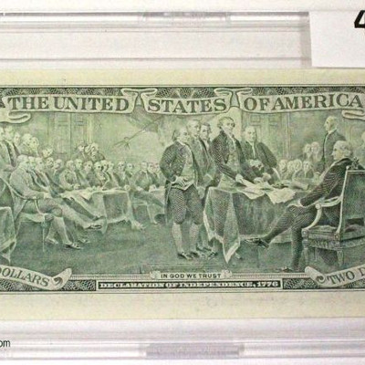  Commemorative United States $2.00 Bill

Auction Estimate $5-$10 â€“ Located Inside 