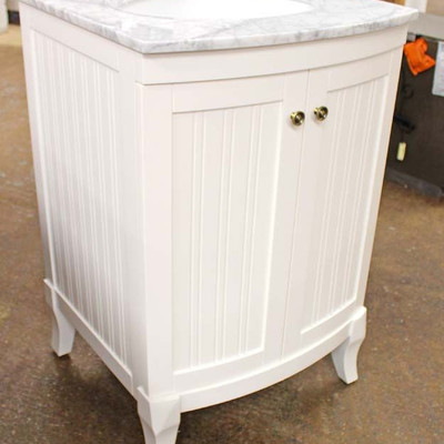  NEW Marble Top White 24â€ Bathroom 2 Door Vanity

Auction Estimate $100-$300 â€“ Located Inside 