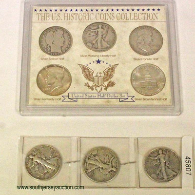  The U.S. Historic Coins Collection

(3) Silver Walking Liberty Half Dollars

Auction Estimate $5-$10 each â€“ Located Inside 