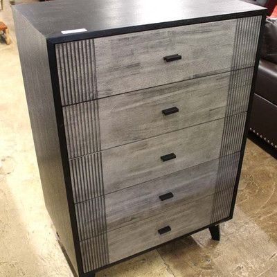  NEW Decorator in the Grey Washed Finish 5 Drawer High Chest

Auction Estimate $200-$400 â€“ Located Inside 