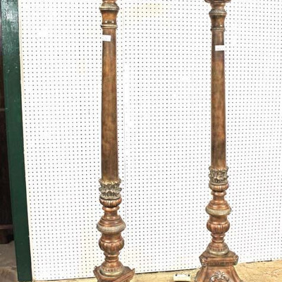  PAIR of Fancy Faux Marble Decorator Torch Lamps

Auction Estimate $300-$600 â€“ Located Inside

  