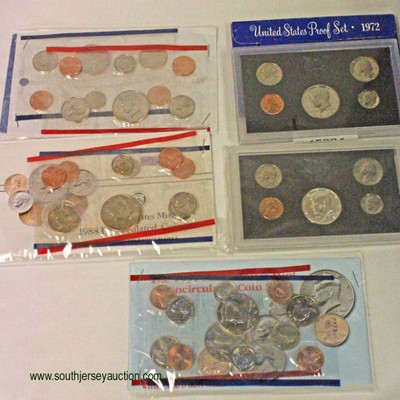  Selection of United States Mint Uncirculated Coin Sets

Auction Estimate $10-$20 each â€“ Located Inside 