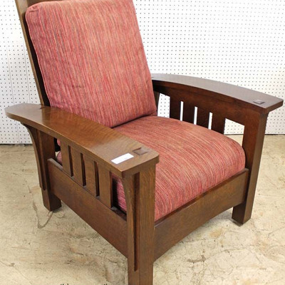  Quartersawn Oak â€œStickley Furnitureâ€ Mission Morris Chair

Auction Estimate $400-$800 â€“ Located Inside 
