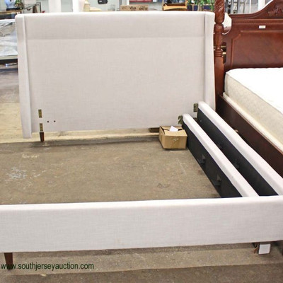  NEW Contemporary â€œGus Furnitureâ€ Upholstered Queen Size Bed â€“ complete

(new right out of the box)

Auction Estimate $300-$600 â€“...
