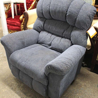  NEW â€œLa Z Boyâ€ Blue Upholstered Recliner

Auction Estimate $100-$300 â€“ Located Inside 