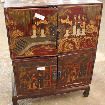  Asian Style Painted 3 part 4 Door Cabinet

Auction Estimate $100-$300 – Located Inside 