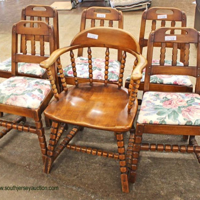  Petite 10 Piece “The Cotswold Group” Maple Dining Room Set

includes Table, 6 Chairs, China, Buffet and Wall Hanging Plate Shelf (to be...
