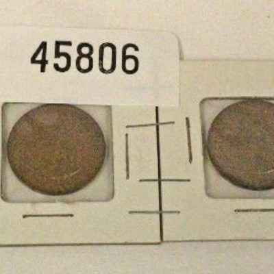  Group of 3 Large Cents and Telephone Token

Auction Estimate $5-$10 â€“ Located Inside 