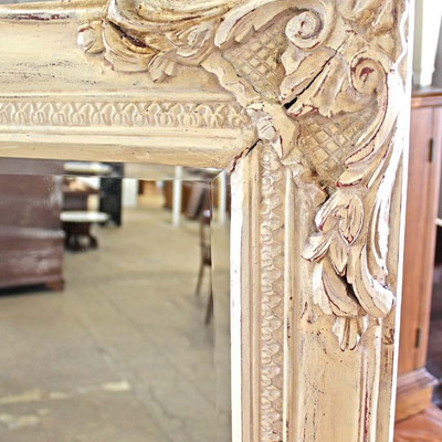  Large Gilted and Carved Beveled Decorator Mirror

Auction Estimate $50-$100 – Located Inside 