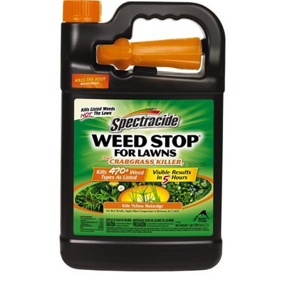 (4 COUNT) 1 GAL Spectracide Weed Stop For Lawns Pl.