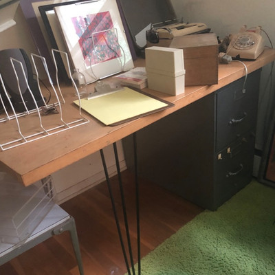 Hairpin Leg table/ desk/ file