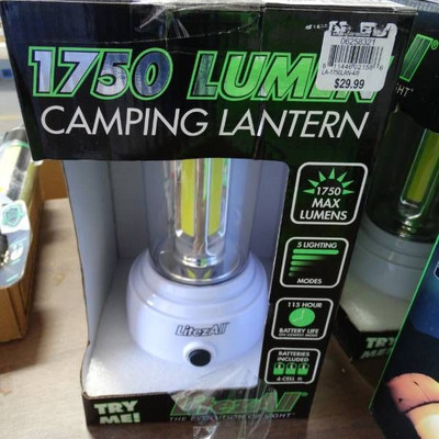 LitezAll 5 lighting modes camping lantern.
