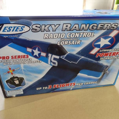 Estes Sky rangers radio control grumman F4U-4 cors ...