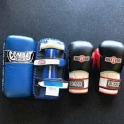 Boxing Pads and Gloves