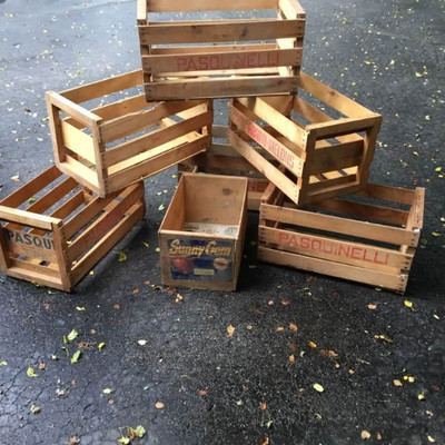 Wooden Fruit Crates