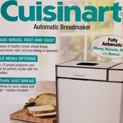 2011: 	
Cuisinart Automatic Breadmaker
Measures Approximately 12