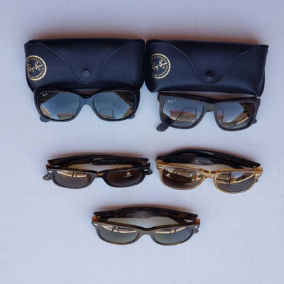1801: 	
Ray-Ban Sunglasses, 5 Pair
Ray-Ban Sunglasses, 5 Pair
