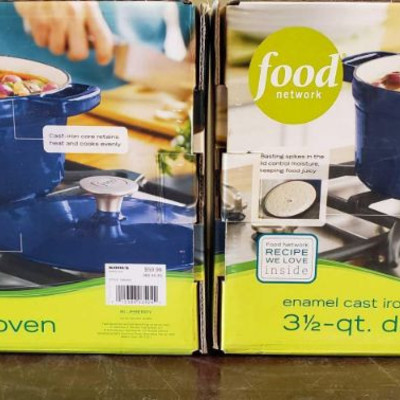 2005: 	
2 Dutch Ovens
2 Food Network Dutch Ovens Measures Approximately 6