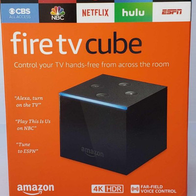 1845: 	
Fire TV Cube Brand New in Box
Fire TV Cube Brand New in Box