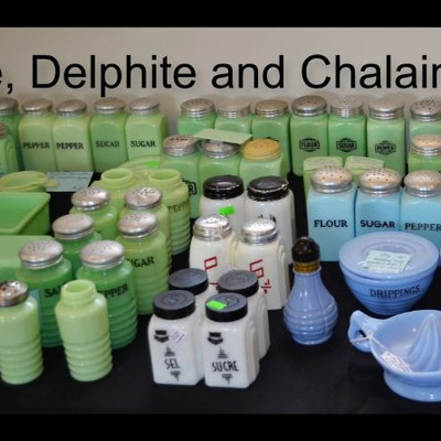 Jadeite and delphite shakers