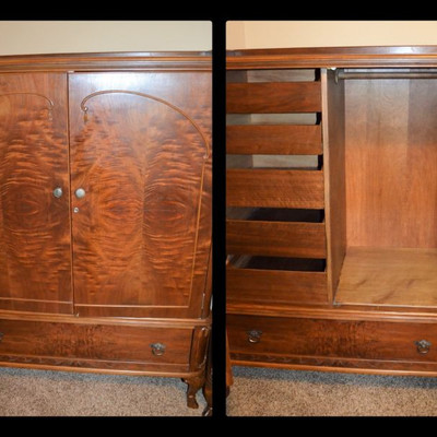 Antique armoire cabinet