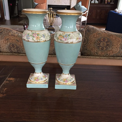 Porcelain urns $65 each