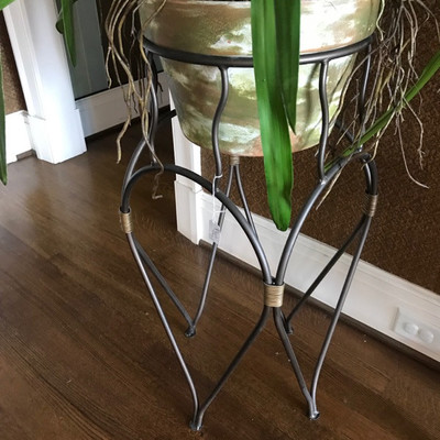 Metal plant stand $85