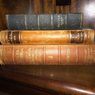 Leather bound books $10 each
