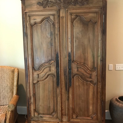 Antique French armoire $2,495
52 X 24 X 97
