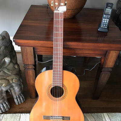 Yamaha classic acoustical guitar $85
G60A maple on both sides