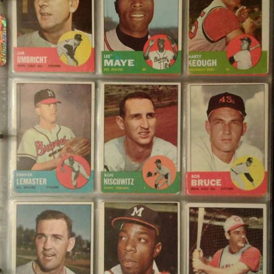 Collection of Seventy Two (72) Original 1963 Topps ...